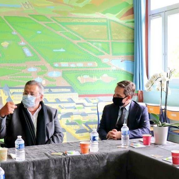 aurore bergé visite du 12 mai avec P. Toulmet 2 Nicolas Gobert, Aurore Bergé, CHEP, Patrick Toulmet